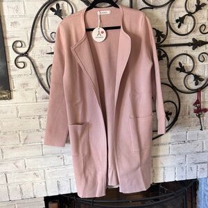 Anrabess NWT XL, blush cardigan